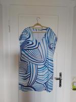 Leinen Kleid von Alba Moda weiß blau Sachsen - Görlitz Vorschau