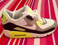 Nike Air Max Original Damen Turnschuhe 38.5 weiß gelb grau Top! Baden-Württemberg - Überlingen Vorschau