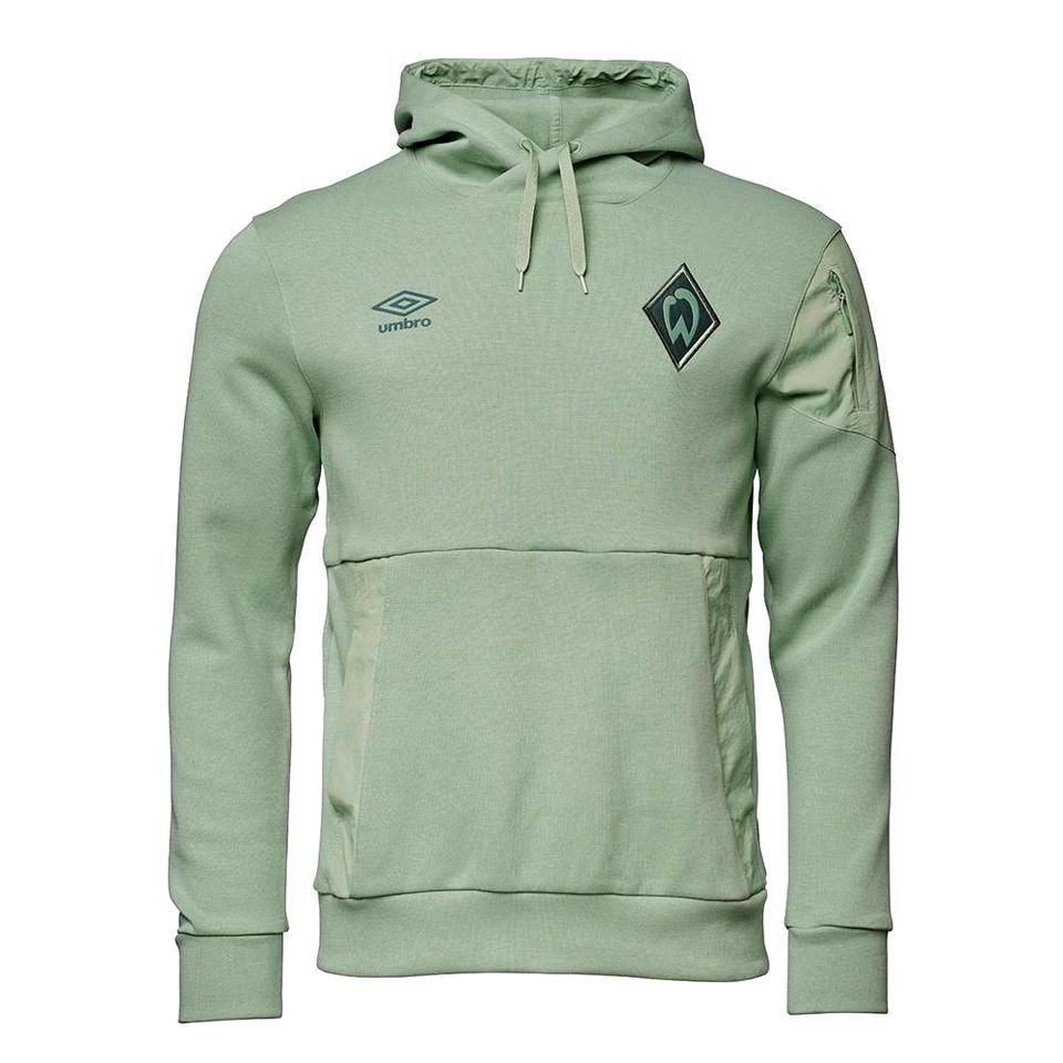 SUCHE - Werder Bremen Hoodie Umbro Travel Grün / hellgrün (M / L) in Delmenhorst