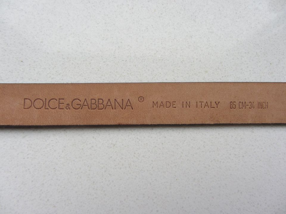 Dolce & Gabbana - Gürtel - 85 cm - D & G - DG in Essen