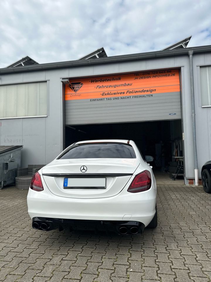 Mercedes W205 S205 Diffusor Avantgarde 43 AMG Look in Hünxe