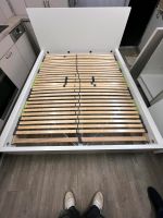 160 cm Ikea Malm Bettgestell u 160cm Lattenrost Weiß Bett München - Au-Haidhausen Vorschau