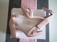 Pumps 38 rosa LEDER w.Neu 55€ Plateau Sandaletten Absatz 7cm nude Niedersachsen - Osnabrück Vorschau
