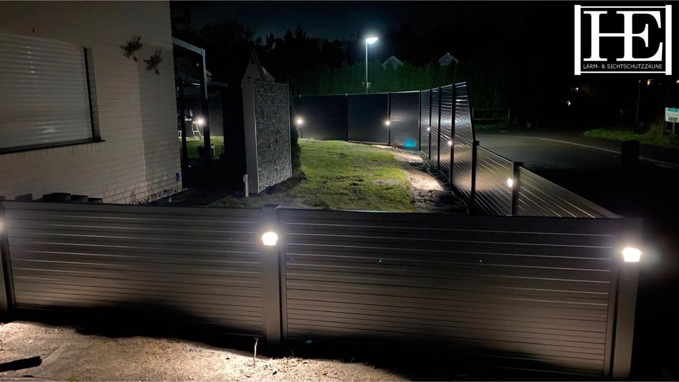 HE Lärm- und Sichtschutzzäune - Metallzaun - Aluminium -LED in Schloß Holte-Stukenbrock