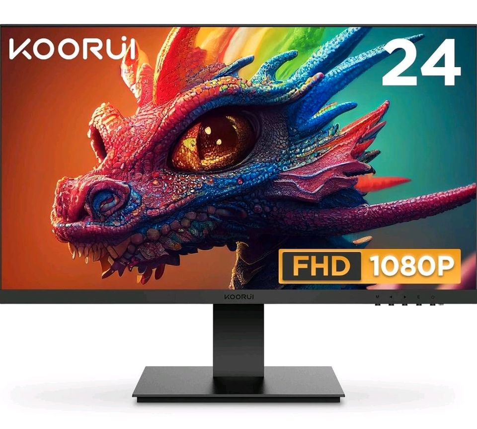 KOORUI 24 Zoll Monitor Full-HD, 75 Hz, 5ms, Eye Comfort, sRGB 99% in Burghausen