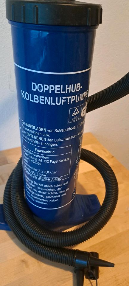 Doppelhub Kolbenluftpumpe Luftpumpe in Grünhain-Beierfeld 