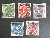 Briefmarken DR Dienstmarken Nr. 52-56 Frankfurt am Main - Sachsenhausen Vorschau