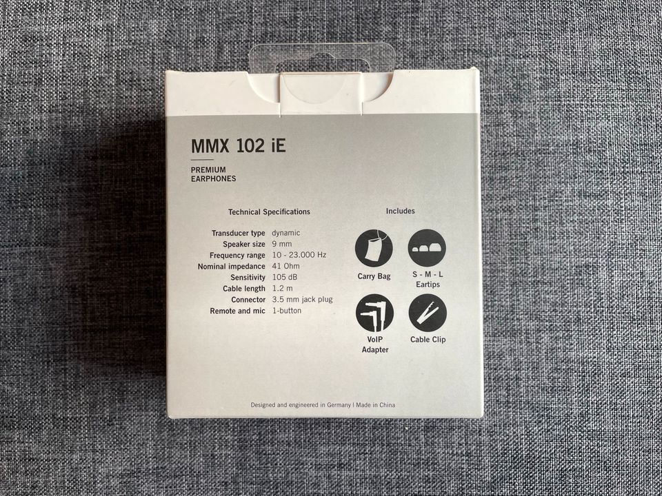 Beyerdynamic MMX 102 iE In-Ear Headset schwarz/silber in Hamburg