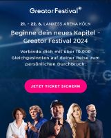 Ticket für das Greator Festival am 21.-22.06.2024 in Köln Neuhausen-Nymphenburg - Neuhausen Vorschau