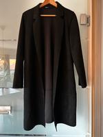 Mantel Übergangsjacke Zara Schwarz Gr.M Velour Niedersachsen - Calberlah Vorschau