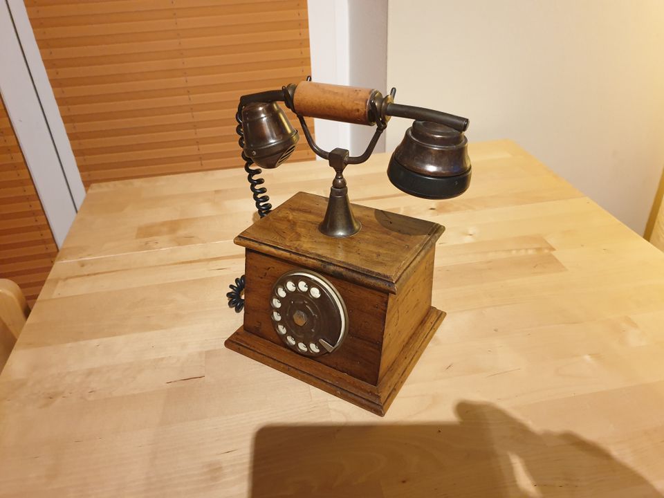 Holztelefon , Antikes Telefon ,  Vintage , Nostalgie Antik, in Achim