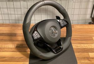 Auto Lenkradbezug, für Mercedes Benz CLA CLA180 CLA200 CLA250 CLA260  CLA180d CLA200d Segmentierter Wildleder Antirutsch VerschleißFeste  Komfort,B Carbon Black : : Auto & Motorrad