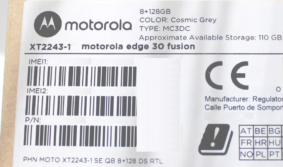 Motorola Edge 30 Fusion Cosmic Grey ungeöffnet NEU** in Helmstedt