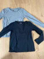 H&M 110 116 | Set 2 langarmshirts Hellblau marineblau Hessen - Hainburg Vorschau