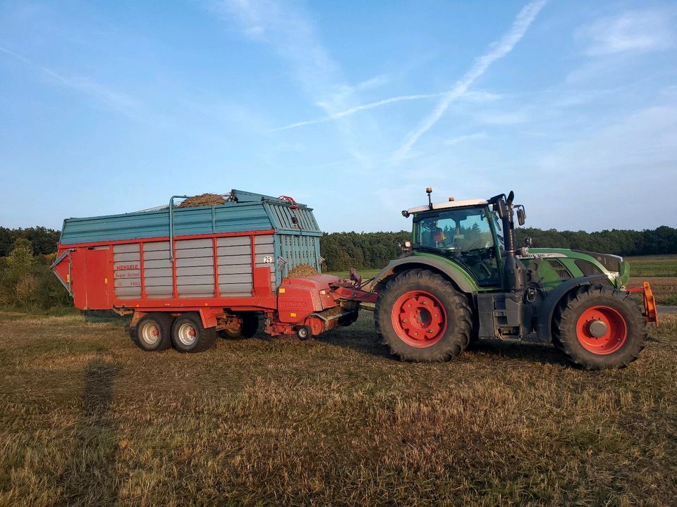 Mulcharbeiten von Gräben und Böschungen, Begleitgrün,Dücker,Fendt in Michelau