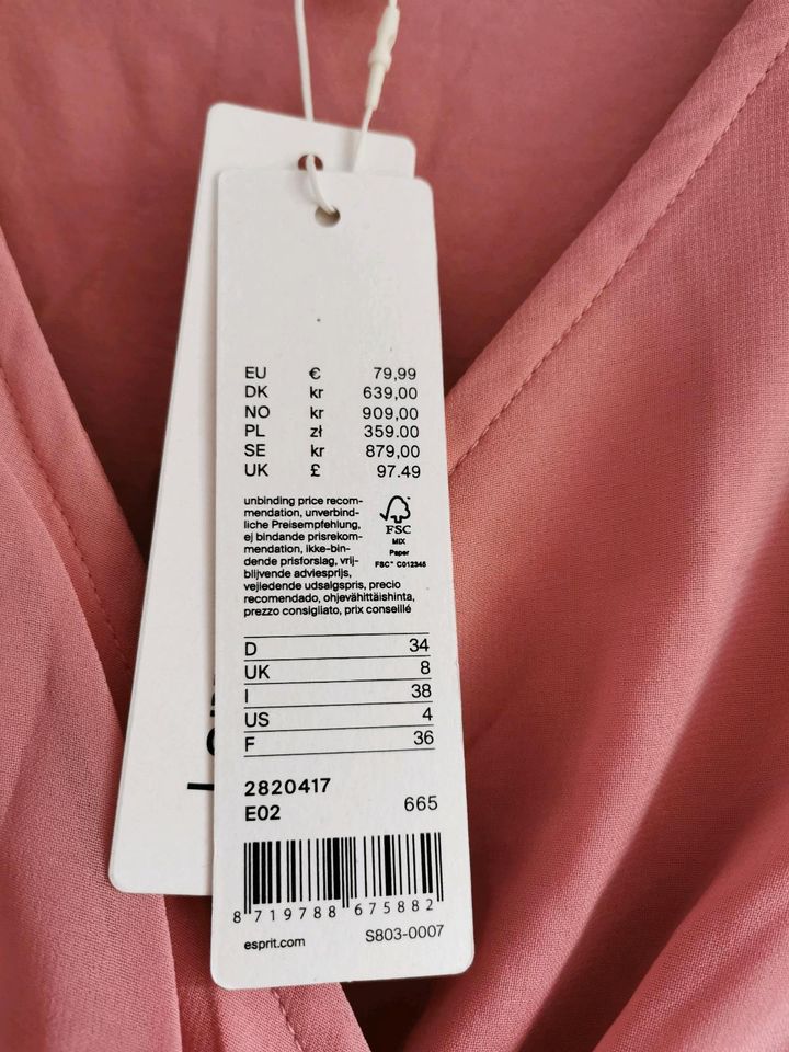 Esprit Umstandskleid / Stillkleid *neu* rose Gr. 34/36 in Vaihingen an der Enz