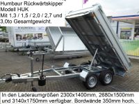 Humbaur HUK272715 Rückwärtskipper 2,7to Flex-E-Pumpe 268 x 150cm Bayern - Gunzenhausen Vorschau