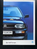 Prospekt VW Golf III Europe von 01/94 Nordrhein-Westfalen - Mettmann Vorschau