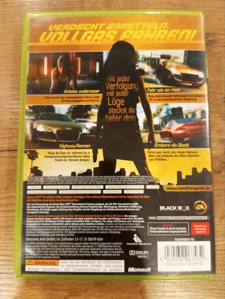 Need for Speed Underground (Microsoft Xbox 360) in Kißlegg