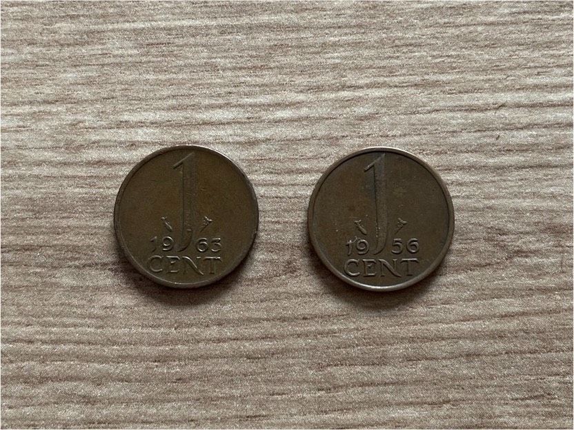1 Cent Münzen Niederlanden 1956 1963 Sammeln in Itzgrund