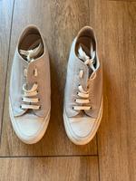 Candice Cooper Sneaker hellgrau glatt Leder Niedersachsen - Burgwedel Vorschau