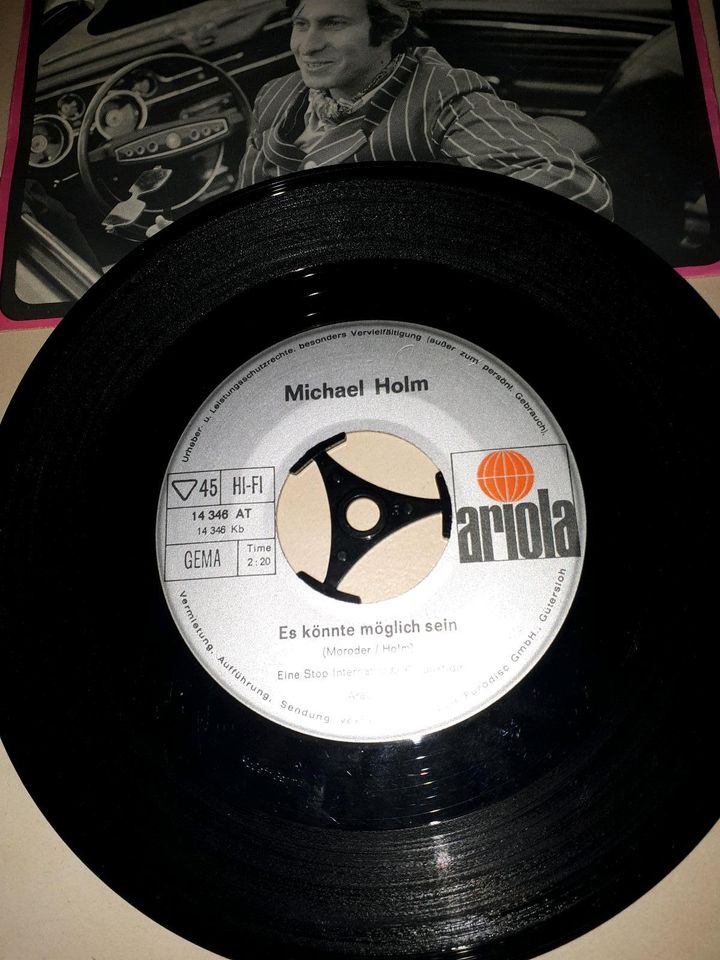 Vinyl Single 1970 Michael Holm - MENDOCINO- Vintage in Luckau