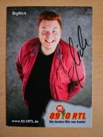 BigNick 89.0 RTL Autogrammkarte Sachsen-Anhalt - Halle Vorschau