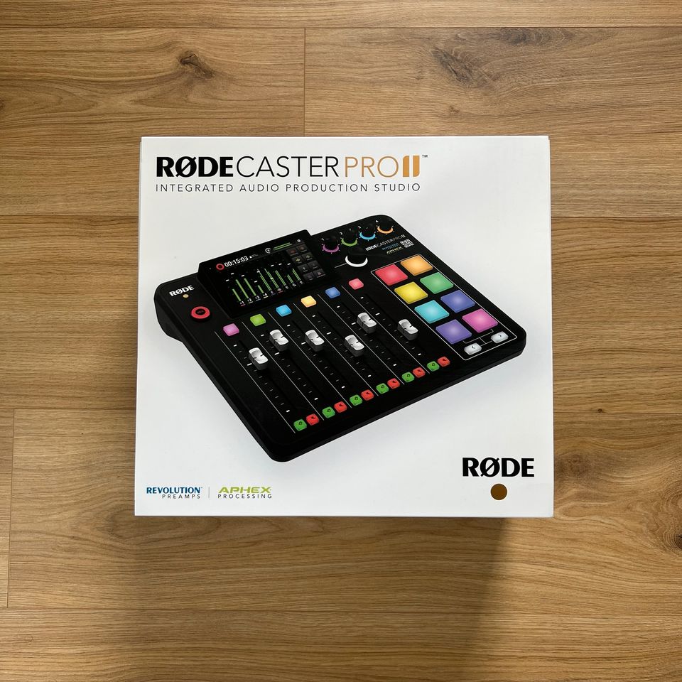 RØDE RodeCaster Pro II 2 Neu & Originalverpackt von Thomann Rode! in Gemmrigheim