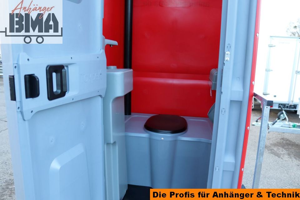 Anhänger BMA TO1 das mobile Baustellen WC Bautoilette made by BMA in Mühlhausen im Täle