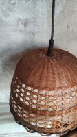 Lampe Vintage Boho landhaus mid century Bast Rattan 70er art deco Baden-Württemberg - Freiburg im Breisgau Vorschau