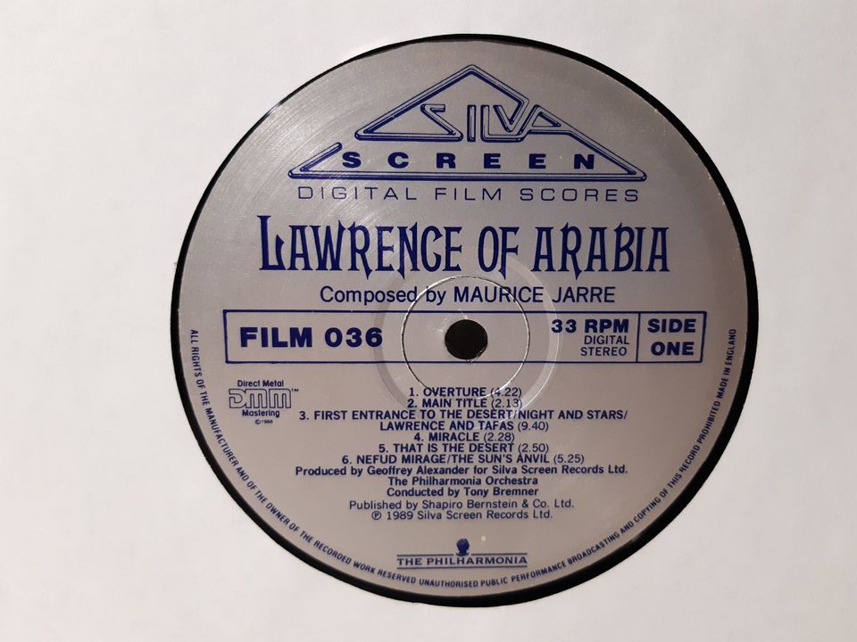 Maurice Jarre, The Philharmonia Orchestra - Lawrence Of Arabia in Weisweil