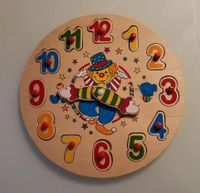 Holz Puzzle Uhr ; Uhr lesen lernen Baden-Württemberg - Rutesheim   Vorschau