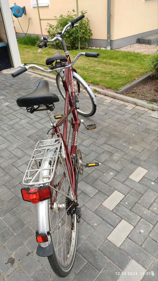 Tandem Fahrrad Schauff: fahrbereit, einwandfrei in Nackenheim