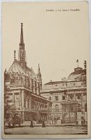 alte historische Postkarte Paris Sainte-Chapelle um 1900 Thüringen - Eisenach Vorschau
