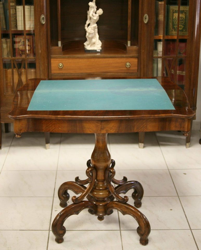 Antik um 1850 Konsolenspieltisch Biedermeier Louis Philippe Tisch in Asperg