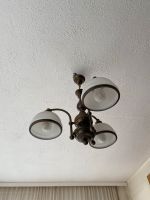 Wohnzimmerlampe Leuchte dreiarmig aus massiven Messing Altbau Brandenburg - Oberuckersee Vorschau