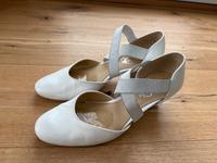 Weiße Pumps für Hochzeit / Konfirmation - Größe 4,5 Baden-Württemberg - Hüttlingen Vorschau