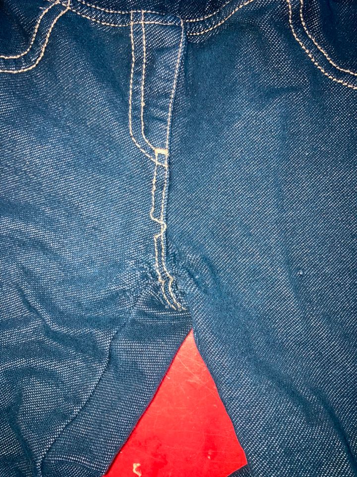 98 104 Jeans jeanshose Hose blau leicht in Olfen