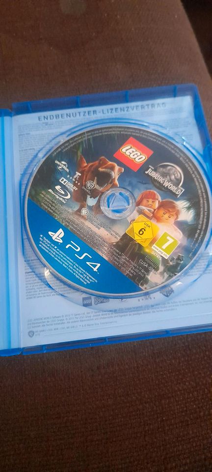 PS4 Playstation Lego Jurassic World Dinosaurier Spiel in Abensberg