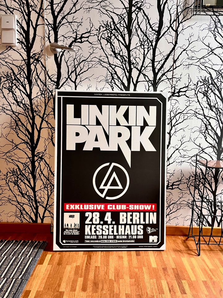 Linkin Park 2 Tourplakat Leinwand 60x85 Berlin 2007 rar selten in Frankfurt am Main