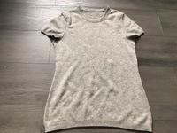 Élégance Damen Strick Pullover Shirt Gr 40 / L 100% Kaschmir grau Niedersachsen - Edewecht Vorschau