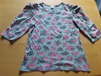 Shirt Übergang T-Shirt mit 3/4 Arm grau - Rosenmuster  164/170 Bayern - Königsbrunn Vorschau