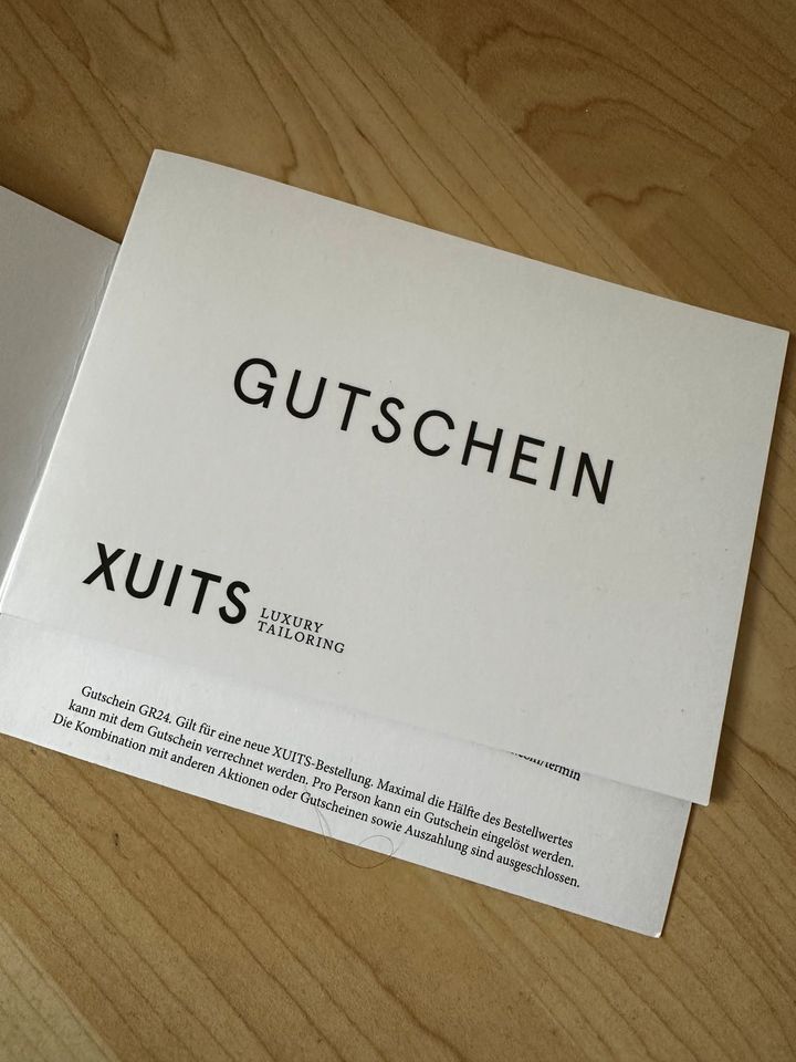 XUITS- Gutschein 400€ Anzug Herrenanzug in Köln