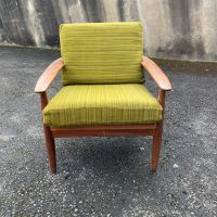 Vintage easy chair 70er nussbaum dänemark Nordrhein-Westfalen - Kirchlengern Vorschau