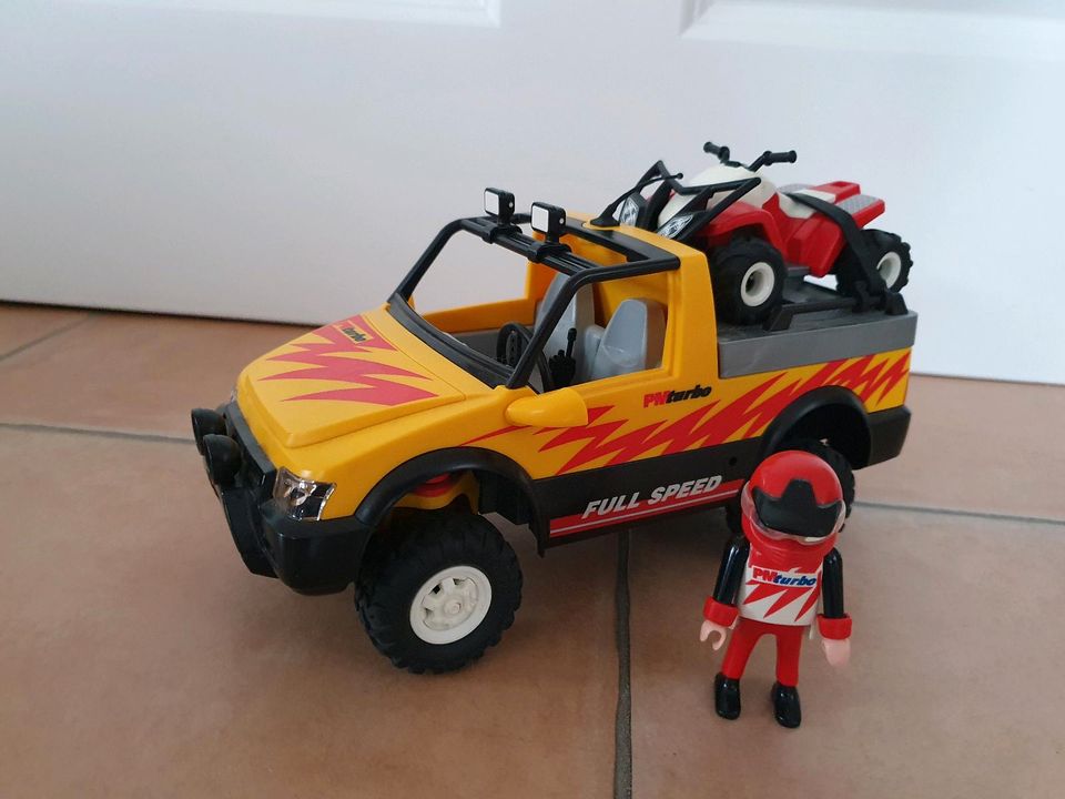 Playmobil Pick-Up mit Racing Quad 4228 in Blaustein