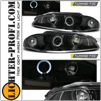 LED Angel Eyes Scheinwerfer schwarz für Mitsubishi Eclipse 97-98 Hessen - Calden Vorschau