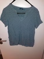 Bluse Schlupfbluse Tom Tailor 40 blau gemustert Gummizug Nordrhein-Westfalen - Bocholt Vorschau