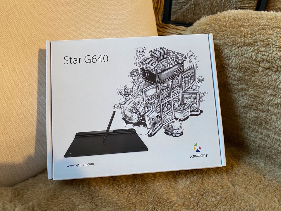 Star G640 Grafiktablett guter Zustand komplett 6x4 Zoll in Berlin