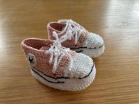 Babyschuhe 3-9 Monate - selbstgehäkelt - neu ! Baden-Württemberg - Heubach Vorschau