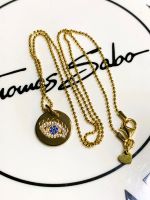 Thomas Sabo Coin Auge Nazar + Kette gold blau Zirkonia UNGETR OVP Saarland - Mandelbachtal Vorschau